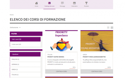 The PRIORITY e-Learning Platform is up and running!